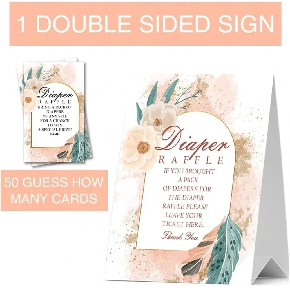 Baby Shower Diaper Raffle BRAND NEW